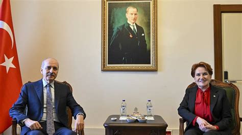 Meclis Başkanı Numan Kurtulmuş’tan Akşener’e ziyaret